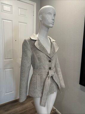 Classiques Entier Cream Croc Blazer